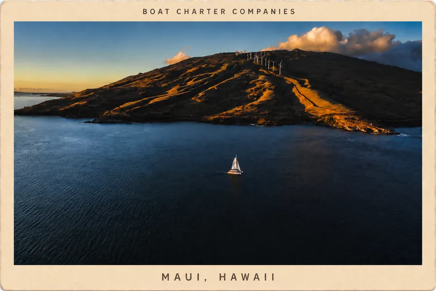 Boat Charter Companies postcard