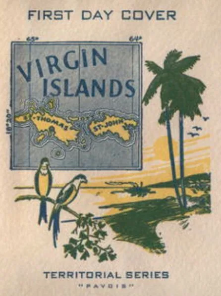 Vintage Virgin Islands first day cover stamp